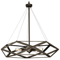 Progress Lighting Saucedo Architectural Bronze Pendant Light