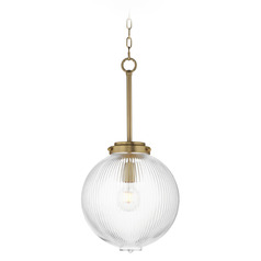 Maxim Lighting Kasbah Satin Brass Pendant Light with Globe Shade