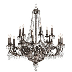 Crystorama Lighting Vanderbilt English Bronze Crystal Chandelier