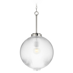 Maxim Lighting Kasbah Satin Nickel Pendant Light with Globe Shade
