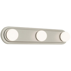 Afx Lighting Hollywood Satin Nickel LED Vertical Bathroom Light