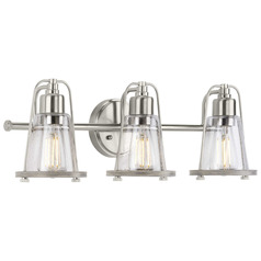 Progress Lighting Conway Brushed Nickel Bathroom Light