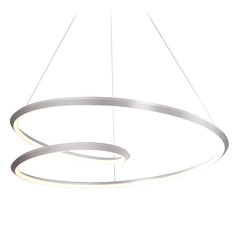 Kuzco Lighting Ampersand Brushed Nickel LED Pendant Light