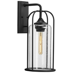 Progress Lighting Watch Hill Textured Black Outdoor Wall Light