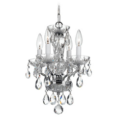 Crystorama Lighting Traditional Crystal Polished Chrome Crystal Chandelier