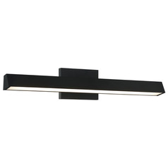 Matteo Lighting Isosceles Matte Black LED Bathroom Light