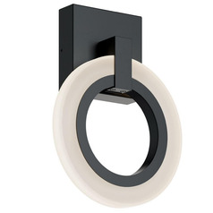 Afx Lighting Halo Black LED Sconce