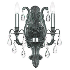 Crystorama Lighting Dawson Pewter Sconce