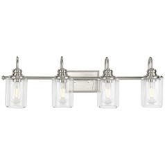 Progress Lighting Aiken Brushed Nickel Bathroom Light