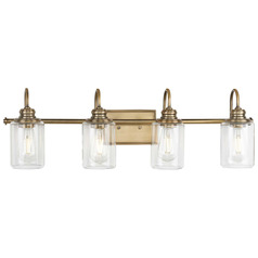 Progress Lighting Aiken Vintage Brass Bathroom Light