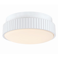 Fanimation Fans Kute Matte White LED Fan Light Kit