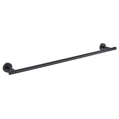 Seattle Hardware Co Prelude Matte Black Towel Bar 30-Inch Center to Center