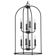 Progress Lighting Leyden Matte Black Pendant Light