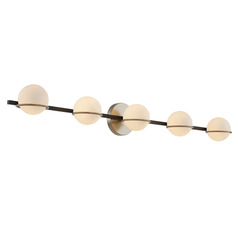 Justice Design Centric 5-Light Bath Bar