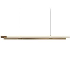 Afx Lighting Indra Satin Brass LED Island Light