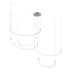Kuzco Lighting Talis Brushed Nickel LED Multi-Light Pendant