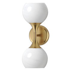 Maxim Lighting Neve Natural Aged Brass Sconce