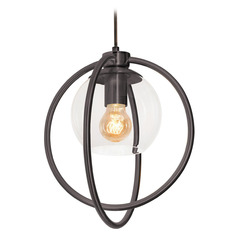 Afx Lighting Jamie Black Pendant Light with Globe Shade