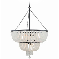 Crystorama Lighting Rylee Matte Black Chandelier