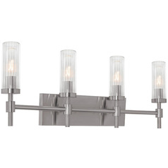 Afx Lighting Huntington Satin Nickel Bathroom Light