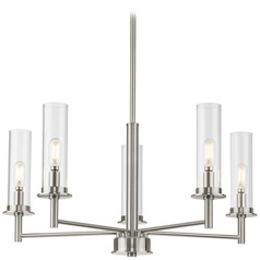 Progress Lighting Kellwyn Brushed Nickel Chandelier
