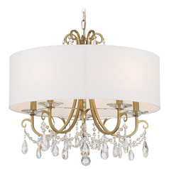 Crystorama Lighting Othello Vibrant Gold Crystal Chandelier