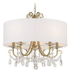 Crystorama Lighting Othello Vibrant Gold Crystal Chandelier