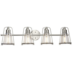 Progress Lighting Conway Brushed Nickel Bathroom Light