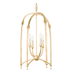 Troy Lighting Rhett Vintage Gold Leaf Pendant Light