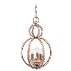 Crystorama Lighting Garland Distressed Twilight Crystal Chandelier