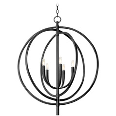 Troy Lighting Fillea Black Iron Pendant Light