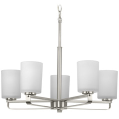 Progress Lighting League Brushed Nickel Chandelier