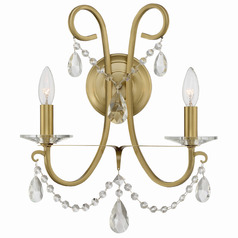 Crystorama Lighting Othello Vibrant Gold Sconce