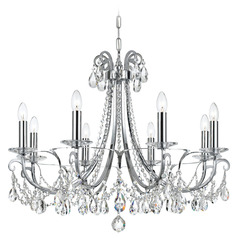 Crystorama Lighting Othello Polished Chrome Crystal Chandelier