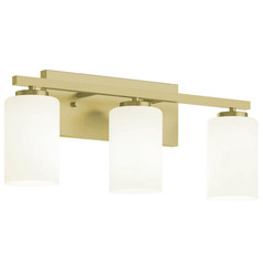 Afx Lighting Leo Light Antique Brass Bathroom Light