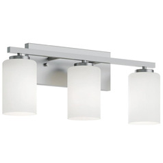 Afx Lighting Leo Satin Nickel Bathroom Light