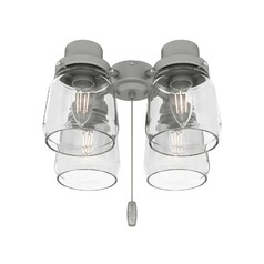 Original 4-Light Fan Light Kit in Matte Silver by Hunter Fan Company