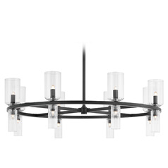 Mitzi Paige Soft Black 16-Light Chandelier