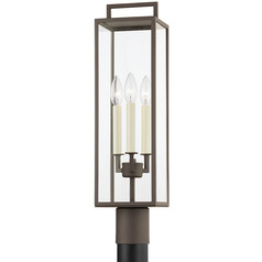 Troy Lighting Beckham Textured Bronze Post Light