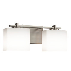 Justice Design Group Era Brushed Nickel Bathroom Light