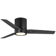 Progress Lighting Braden Matte Black LED Ceiling Fan with Light