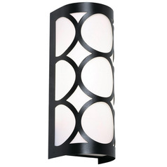 Afx Lighting Lake Black Sconce