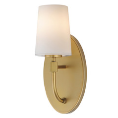 Maxim Lighting Durham Natural Aged Brass Sconce