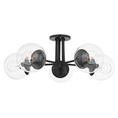 Mitzi Kyla Old Bronze 5-Light Semi-Flush Mount