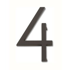 Oil Rubbed Bronze House Number 4 by Atlas Homewares