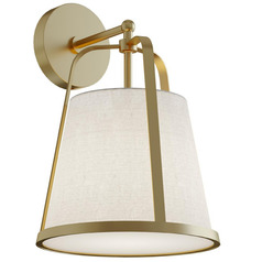 Afx Lighting Lizzette Light Antique Brass Sconce