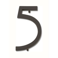 Oil Rubbed Bronze House Number 5 by Atlas Homewares