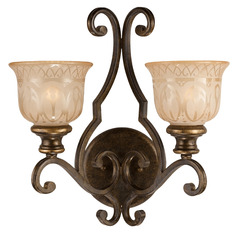 Crystorama Lighting Norwalk Bronze Umber Sconce