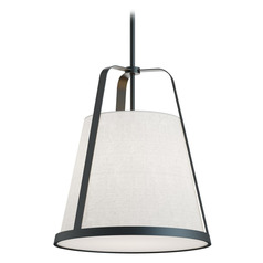 Afx Lighting Lizzette Black Pendant Light with Empire Shade