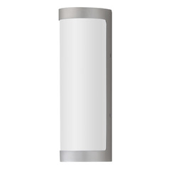 Maxim Lighting Halfpipe Brushed Aluminum LED Outdoor Wall Light